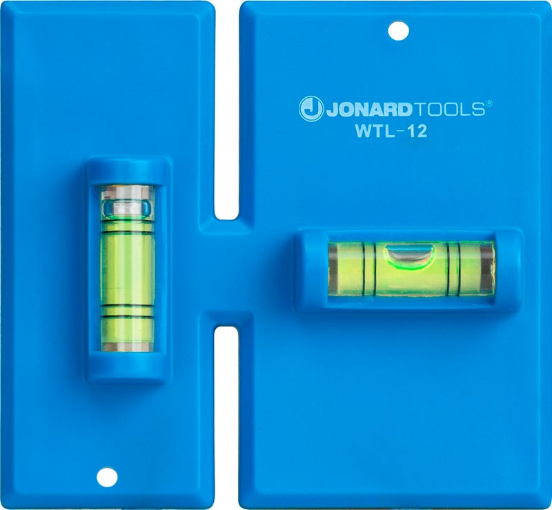 Jonard Tools أدوات جونارد WTL-12، قالب صندوق الحائط ومستوى لصناديق الكهرباء القديمة، أزرق - Image 1